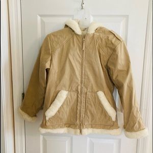 Tan winter coat